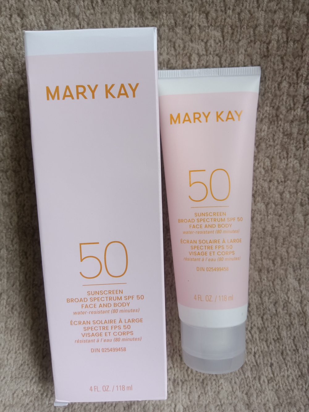 Mary Kay SPF 50 Broad Spectrum Face & Body Sunscreen - Pink